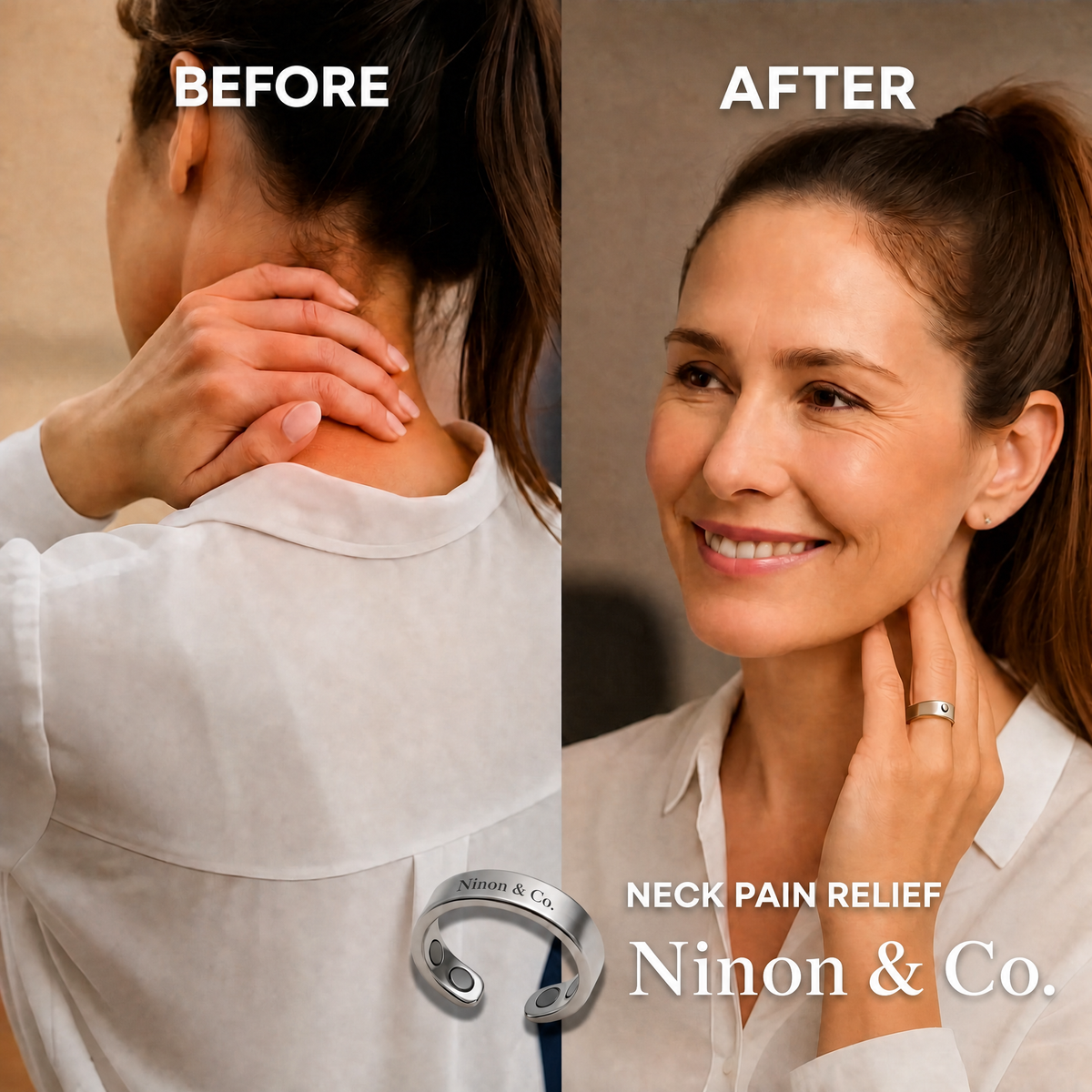 Before and after: pain relief
