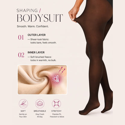 Ninon & Co Sculpt Bodysuit – fleece-lined 4-in-1 shaping bodysuit