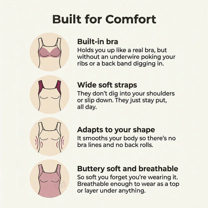 Ninon & Co Built-In Bra Comfort Shaper Tank
