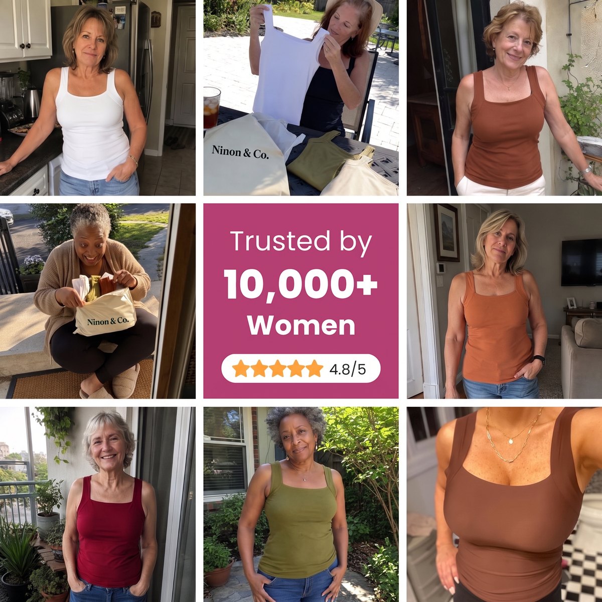 Ninon & Co Built-In Bra Comfort Shaper Tank